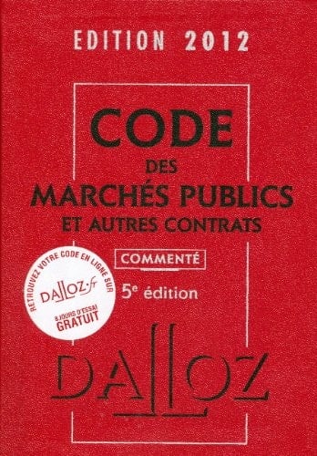 Code des marchés publics et autres contrats
