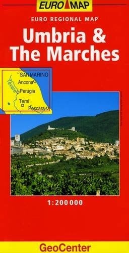 Umbria and the Marches Geocenter Euro Map