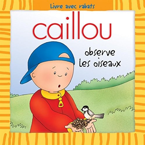 Caillou observe les oiseaux