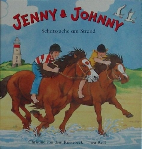 Jenny & Johnny Schatzsuche am Strand. ...