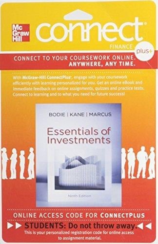 Connect 1-semester Access Card For Essentials Of Investments