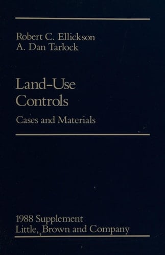 Land Use Controls: Supplement 88