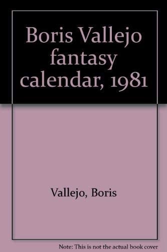 Boris Vallejo Fantasy Calendar, 1981
