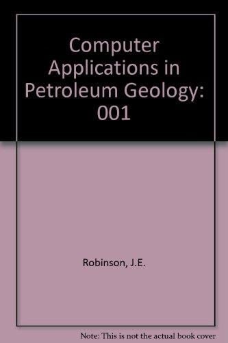 Computer Applications in Petroleum Geology