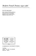 Modern French Drama 1940-1980