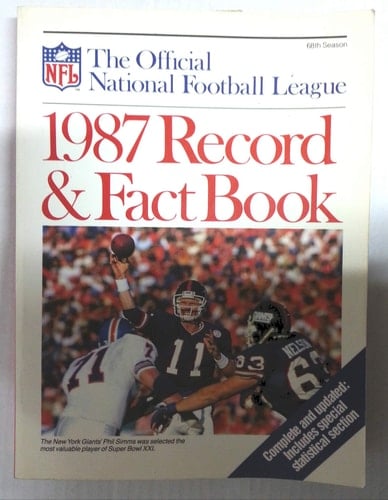 Official 1987 NFL Record and Fact Book