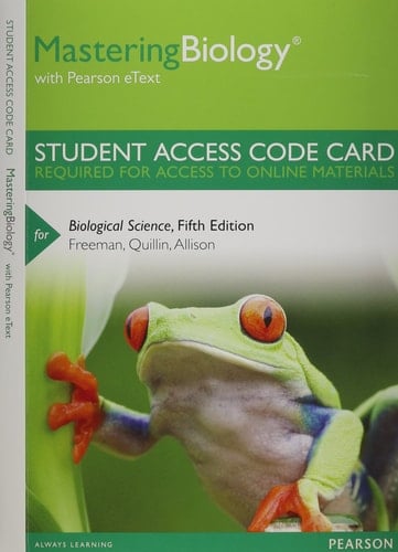 MasteringBiology with Pearson EText -- Standalone Access Card -- for Biological Science