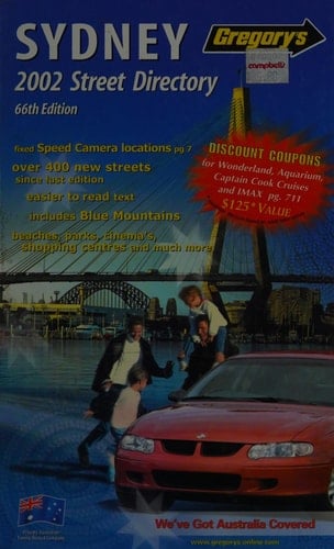 Gregory's Sydney 2002 Street Directory