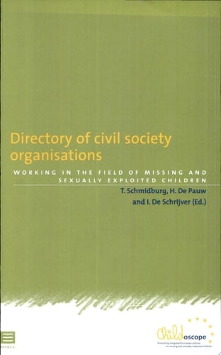 Directory of Civil Society Organisations Working in the Field of Missing and Sexually Exploited Children