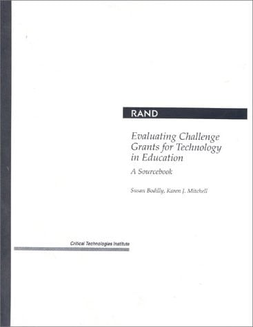 Evaluating Challenge Grants for Technology in Education A Sourcebook