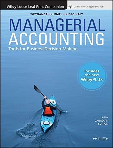 Managerial Accounting: Tools for Business Decision-Making, 5CE WileyPLUS Card with Loose-leaf Set