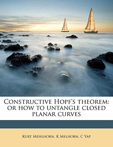 Constructive Hopf's theorem: or how to untangle closed planar curves