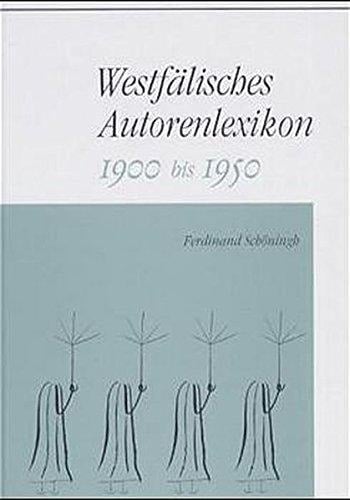 Westfälisches Autorenlexikon 1900 bis 1950
