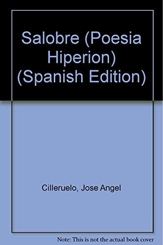 Salobre (Poesía Hiperión) (Spanish Edition)