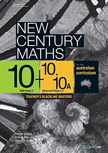 New Century Maths 10/ 10 + 10A Teacher's Blackline Masters