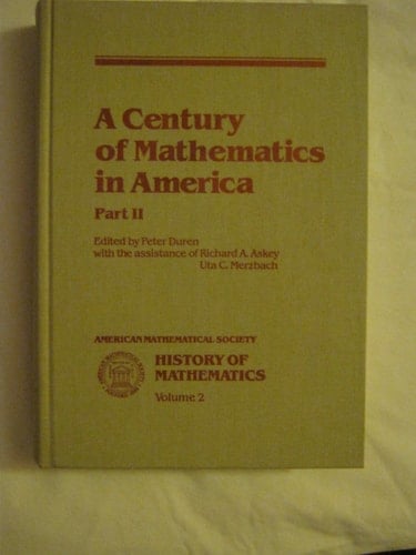 A Century of Mathematics in America