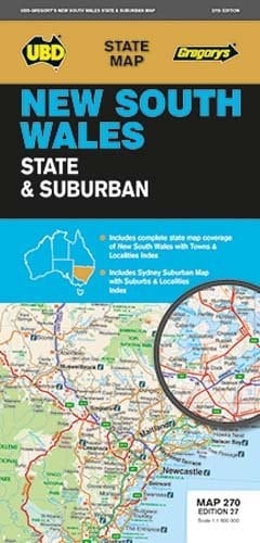NSW State and Suburban Map 270 27ed