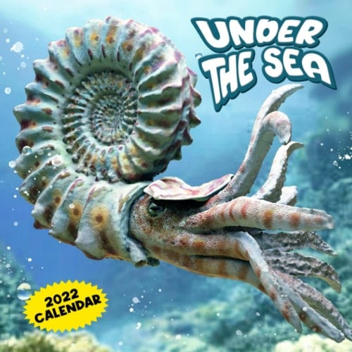 UNDER THE SEA CALENDAR 2022: Ocean January 2022 - December 2022 OFFICIAL Squared Monthly Calendar Months Mini Planner | Classroom, Home, Office | BONUS 4 Months 2021