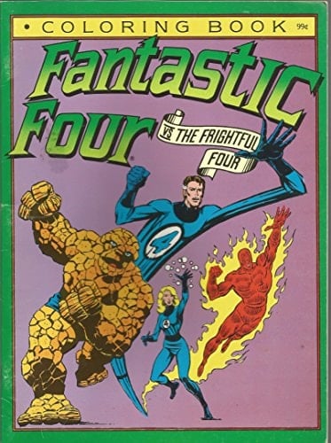 Fantastic Four Vs. the Frightful Four Coloring Book