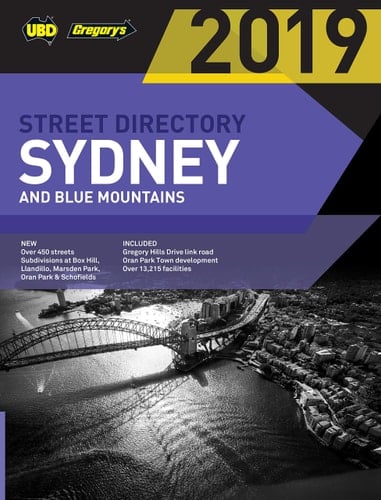 Sydney and Blue Mountains Street Directory 2019