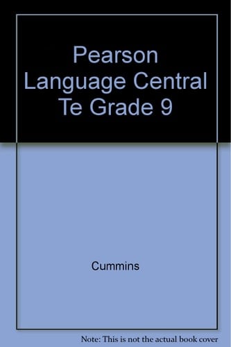 Pearson Language Central Teacher's edition. Grade 9