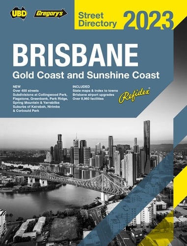 Brisbane Refidex Street Directory 2023 67th Edition