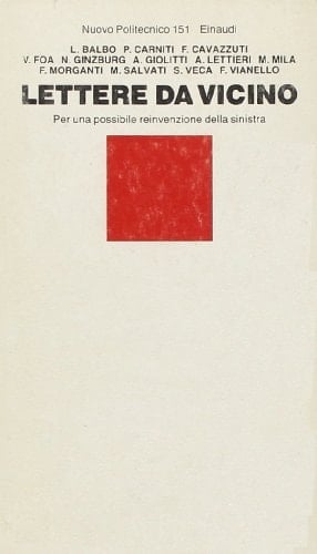 Lettere da vicino per una possibile reinvenzione della sinistra