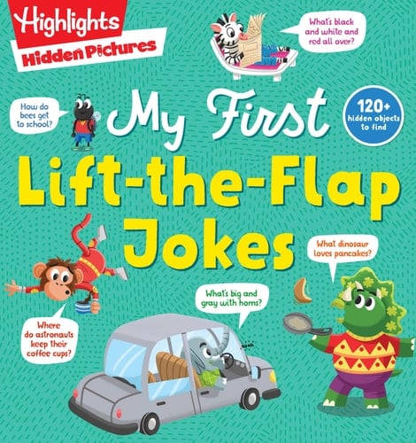 Hidden Pictures My First Lift-the-Flap Jokes A Lift-the-Flap Joke Book for Beginning Readers, Interactive Kids Joke Book with Hidden Pictures Puzzles and Kid-Friendly Humor