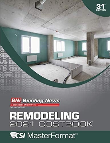 BNi Building News Remodeling Costbook 2021 Edition