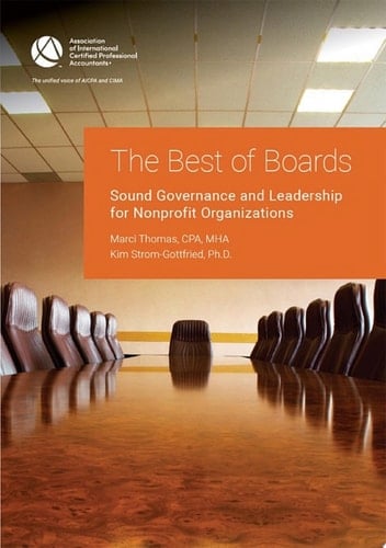 Best of Boards Sound Governance and Leadership for Nonprofit Organizations