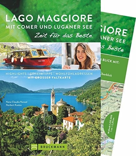 Lago Maggiore mit Comer und Luganer See