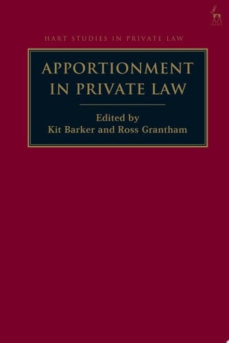 Apportionment in Private Law