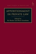 Apportionment in Private Law