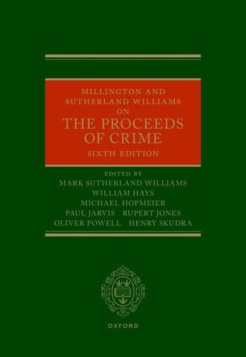 Millington and Sutherland Williams on the Proceeds of Crime