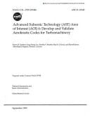 Advanced Subsonic Technology (Ast) Area of Interest (Aoi) 6 Develop and Validate Aeroelastic Codes for Turbomachinery