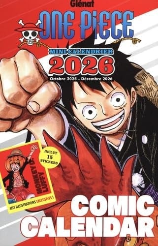 One Piece - Mini-calendrier 2026