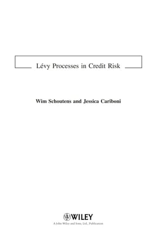 Levy Processes in Credit Risk