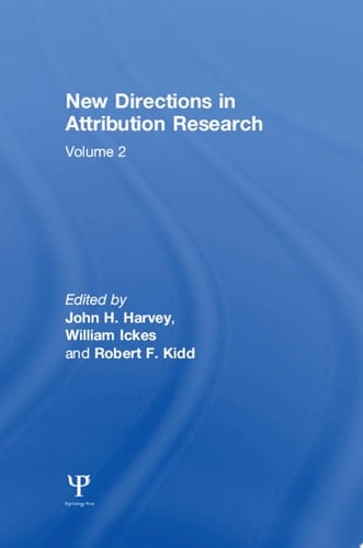 New Directions in Attribution Research Volume 2