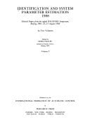 Identification and System Parameter Estimation 8th Symposium : Selected Papers
