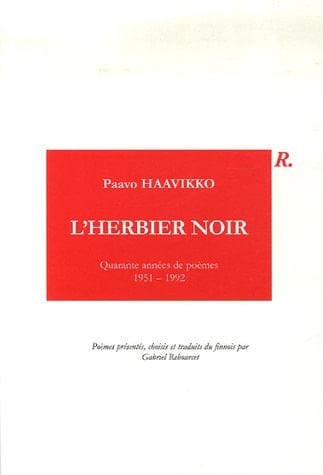 L'herbier noir quarante années de poèmes, 1951-1992
