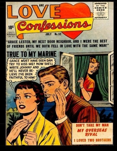 Love Confessions #52 Golden Age Romance Comic 1956