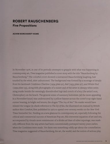 Robert Rauschenberg