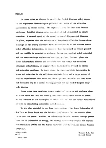 Folded-Diagram Theory of the Effective Interaction in Nuclei, Atoms and Molecules (Lecture Notes in Physics)