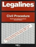 Civil Procedure Adaptable to Seveth Edition of Harzard Casebook