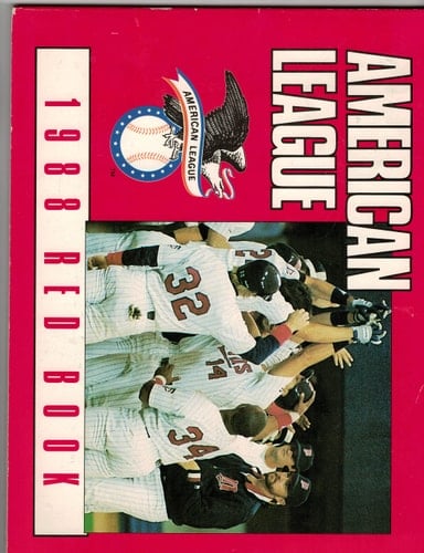 American League Red Book, 1988