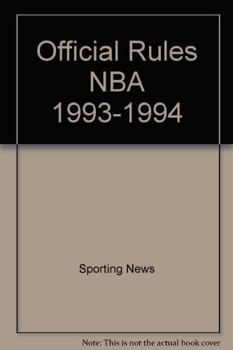 Official Rules NBA 1993-1994