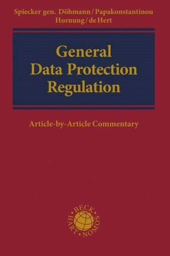 General Data Protection Regulation Article-by-Article Commentary