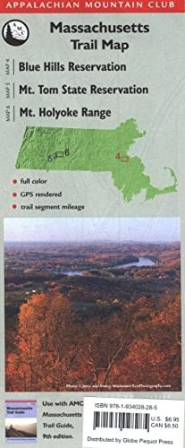 Applalachian Mountain Club Massachusetts Trail Map