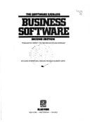 The Software catalog. Business software: Produced from MENU, the International Software Database : including international standard program numbers (ISPN)®