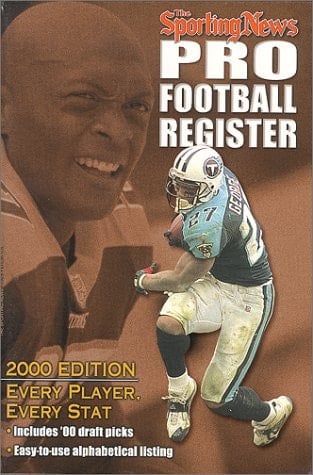 Pro Football Register 2000